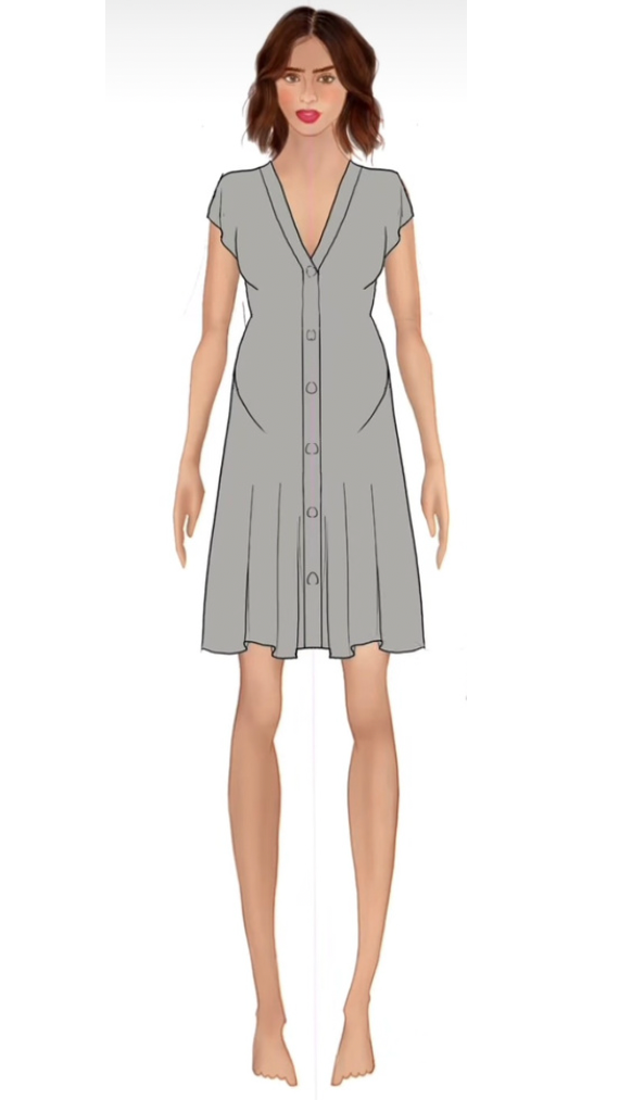 The R&R Postpartum Gown
