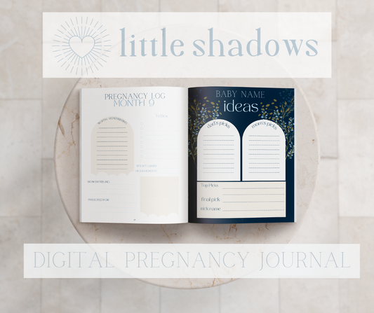 digital download pregnancy journal