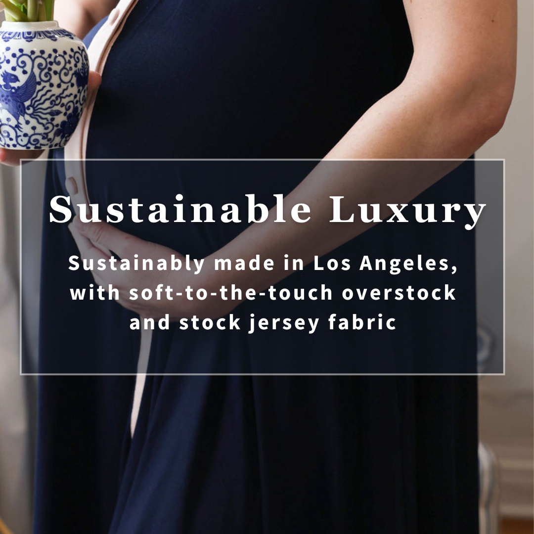 sustainable maternity gown