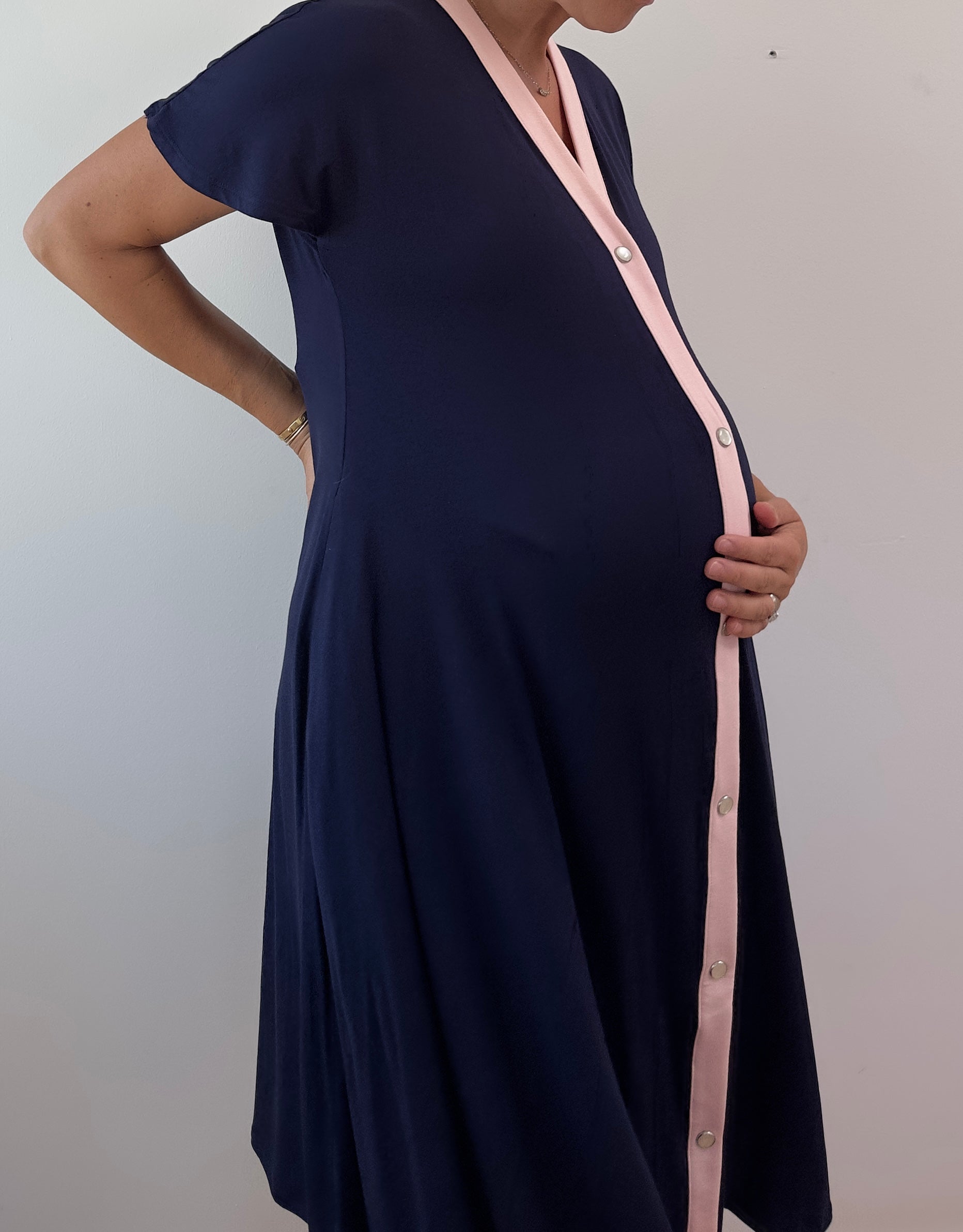 Luxe Labor & Delivery gown side