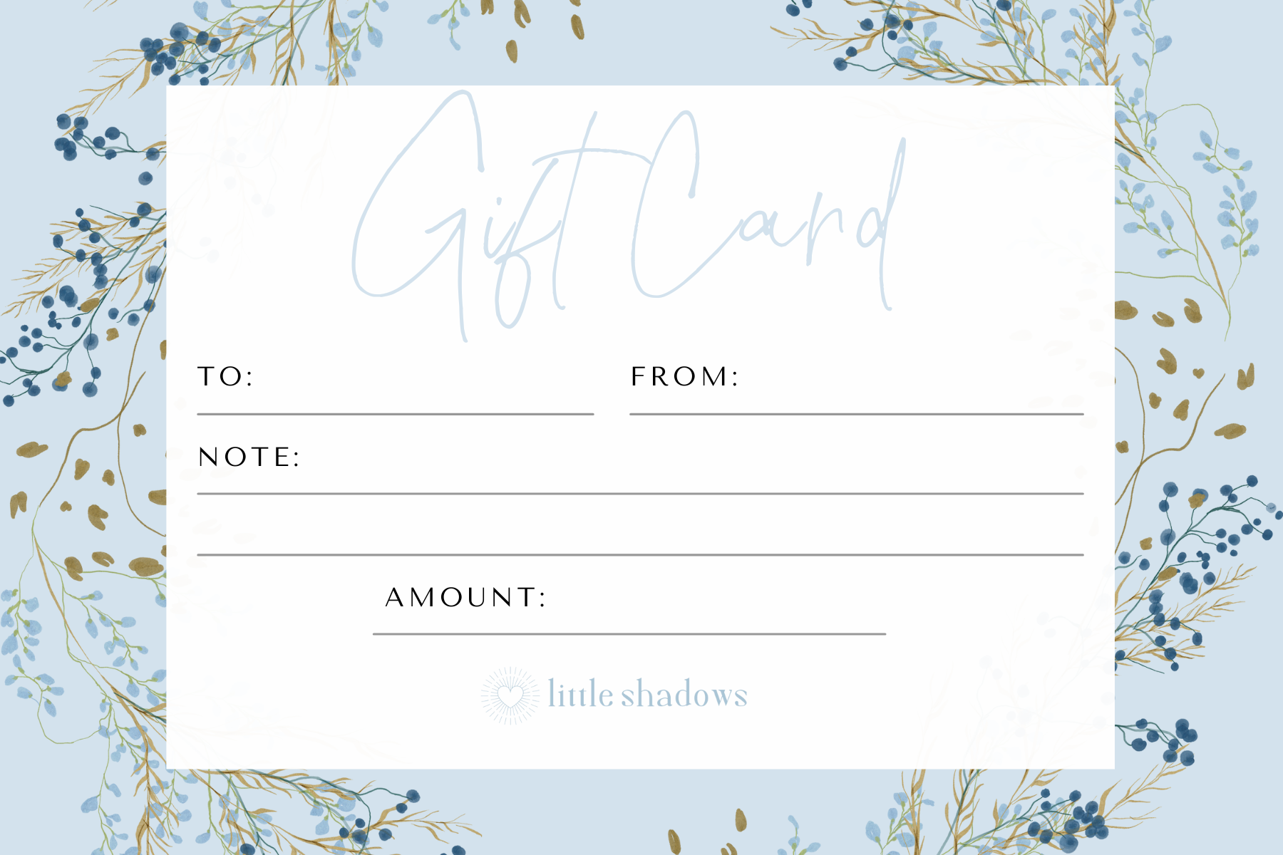 little shadows gift card