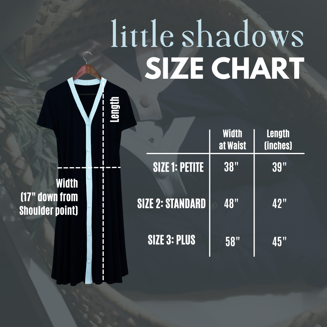 little shadows size chart